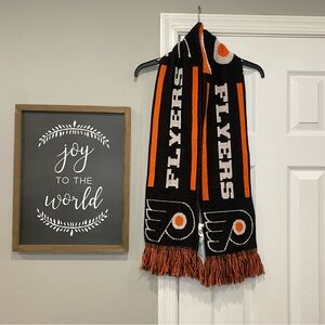 NHL FOCO Forever Collectible Philadelphia Flyers Black White Orange Unisex Scarf